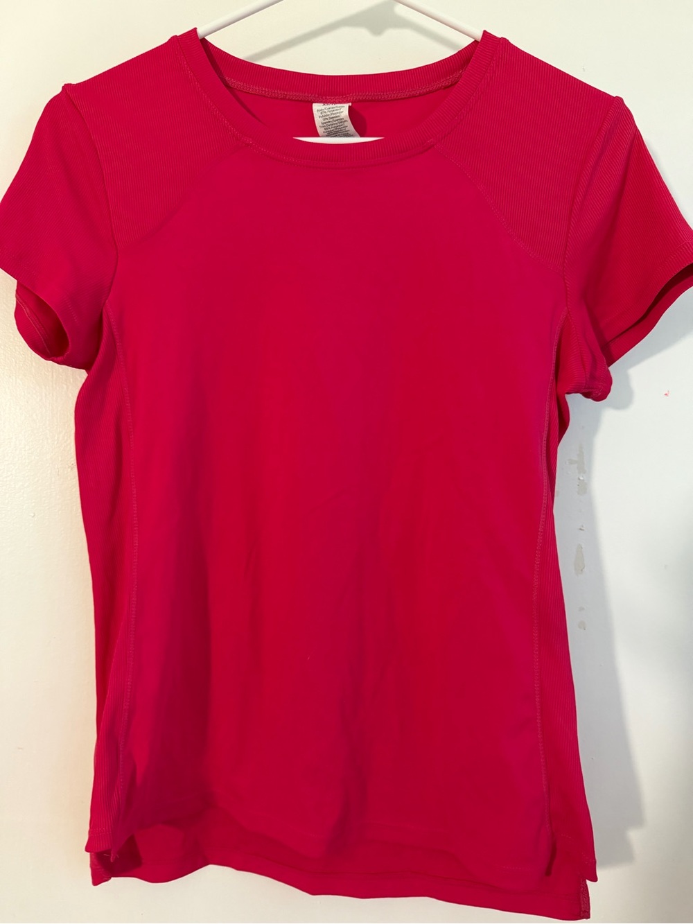 RBX Womens Short Sleeve Performance Tee in Hot Pink